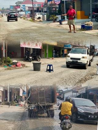 Debu Penimbunan Jalan Pemda Masuk Rumah Warga, Minta Kontraktor Maksimalkan Ini