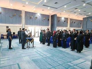 Pemko Pekanbaru Lantik 42 Pejabat, Tiga Posisi Eselon II Berganti Wajah 
