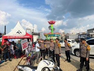 Pos Pelayanan Satlantas Polres Inhu Sediakan Bengkel dan Penitipan Motor Gratis