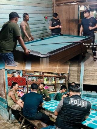 Polsek Ukui Sisir Lima Lokasi Diduga Tempat Judi di Toro