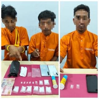 3 Pengedar Sabu Ditangkap Dalam Satu Malam di Kampar