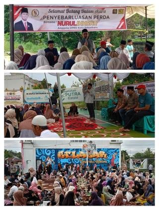 Penyebarluasan Perda, Anggota DPRD Nurul Ikhsan Gelar Bukber Bersama Warga dan SNI