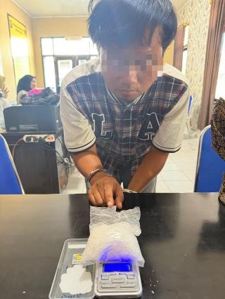Polsek Rupat Ringkus Terduga Pengedar Narkoba Asal Dumai di Pelabuhan Roro Tanjung Kapal 