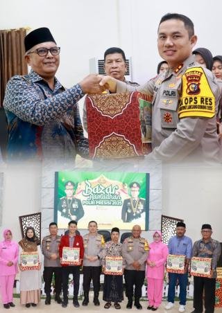 Jalin Silaturahmi Jelang Lebaran 1446 H, Kapolres Pelalawan Berbagi Keberkahan Ramadan