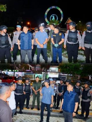 Kapolres Pelalawan Pimpin Patroli Tim Raga, Beri Rasa Aman Masyarakat