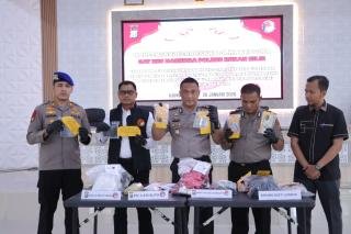 Polres Rohil Ungkap Jaringan Narkoba Internasional, Sita 3,98 Kg Sabu dan Ribuan Pil Ekstasi