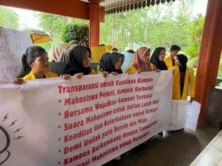 Mahasiswa Unilak Unjuk Rasa, Tuntut Transparansi Dana Proyek Rp10 Miliar 