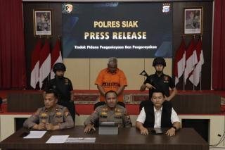 Beringas Hajar Supir Truk di Minas, Kini UP Tertunduk Jadi Tersangka oleh Polres Siak