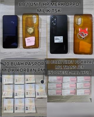 Ditpolairud Polda Riau Gagalkan Pengiriman 10 PMI Ilegal ke Malaysia, Satu Agen Ditangkap