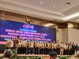 Lantik Pengurus SMSI Riau Periode 2024-2029, Sekjen: Bangun Sinergitas dengan Semua Pihak