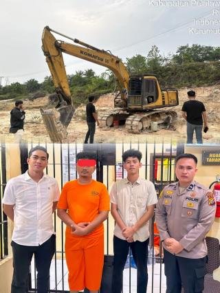 Pengembangan Kadus Kerumutan Terlibat Penambangan Ilegal, Pimpinan PT AMI Diamankan