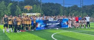 Semarakkan HPN, PWI Riau Gelar Trofeo Sepakbola Mini Bersama BRK Syariah dan PLN