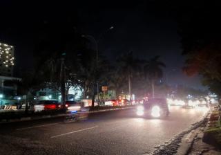 Komponen PJU Dicuri, Sejumlah Ruas Jalan di Pekanbaru Gelap Gulita 