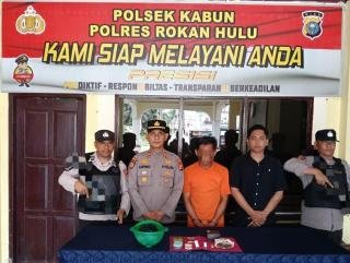 Diduga Edarkan Ganja, Karyawan PT Padasa Diciduk Polsek Kabun