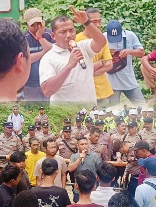 Tak Peduli Masyarakat Sekitar, AMMP Demo PT Inti Indosawit Subur