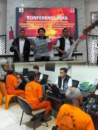 Tiga Warga Pendatang Buka Lahan Buat Suaka Margasatwa Terbakar Ditangkap 