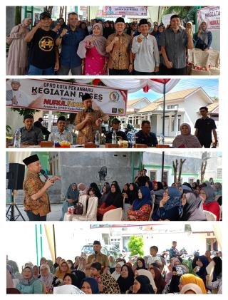 Jemput Aspirasi Masyarakat di Perhentian Marpoyan, Nurul Ikhsan Siap Kawal Usulan Infrastruktur 