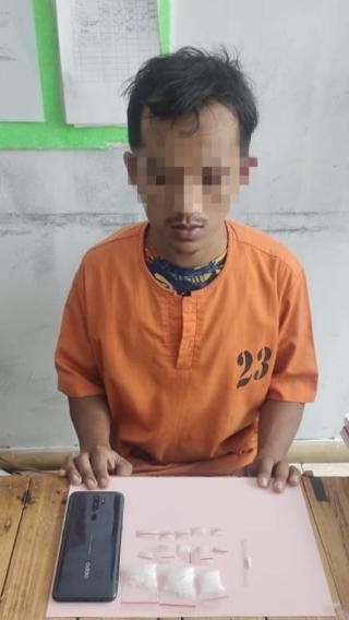 Baru Menjabat Kasat Narkoba Langsung Pimpin Penangkapan Pengedar Sabu