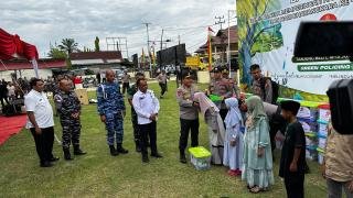 Peringati Hari Lingkungan Hidup-Bhayangkara ke-79, Kapolda Tanam Pohon dan Serahkan Bansos