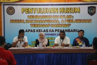 Jamin Pemenuhan Hak WBP, Lapas Pekanbaru Gelar Penyuluhan Hukum