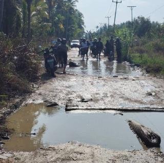 Jalan Sei Gergaji-Sanglar hingga Pulau Kijang Hancur, Warga: Percuma Aja Ada Pemerintah