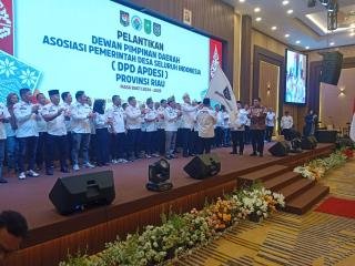 Pengurus Apdesi Riau Dilantik, Zulfahrianto: Jangan Ragu Berbuat Baik