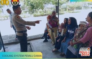 Cooling System, Kanit Samapta Polsek Tambang Sambangi Warga Desa Balam Jaya 