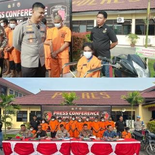 Marak Kasus Curanmor di Inhu, Dua Residivis Ditembak Polisi 