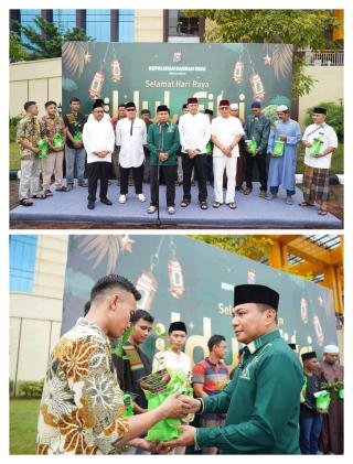 Bagikan Bibit Pohon di Silaturahmi Idulfitri 1447 H, Kapolda Riau: Amal Ekologis