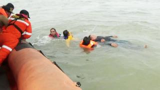 Tim SAR Gabungan Selamatkan 3 Crew Kapal Terombang-ambing di Laut Dumai