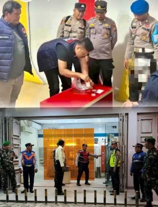 Polres Pelalawan Gelar Patroli Gabungan, Karaoke KOK dan Hotel CNO Dirazia