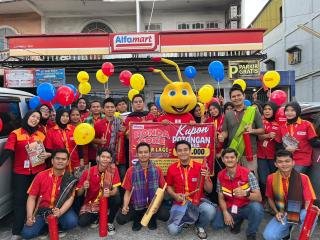Semarak Masyarakat Pekanbaru Ikut Ronda Sore Alfamart