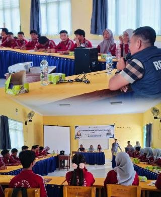 Polsek Langgam Bentengi Pelajar SMAN 3 dari Ancaman NAPZA dan Bullying Sejak Dini