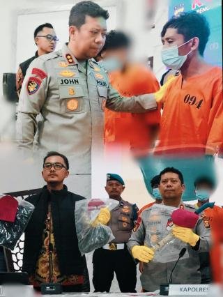 Polres Pelalawan Tangkap Pembacok Anggota TNI dan Sekuriti 