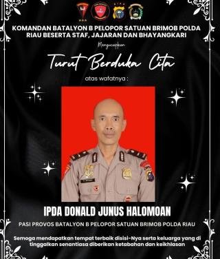 Tiga Minggu di Lokasi Karhutla, Personel Satbrimob Polda Riau Gugur saat Bertugas
