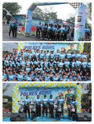 Road to RBR 2026 Polres Rohil Sukses Digelar, Empat Pemenang Raih Motor Listrik