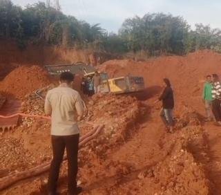Polisi Tangkap Warga dengan Alat Berat, Diduga Pelaku PETI