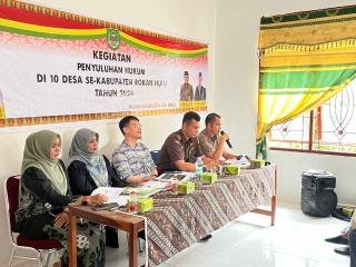 Satresnarkoba Polres Rohul Laksanakan Penyuluhan Hukum Sekaligus Cooling System Pilkada Damai