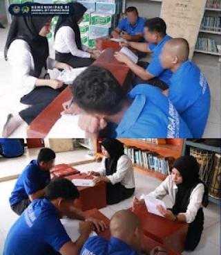 Berantas Buta Aksara, Lapas Pasir Pengaraian Gelar Program Belajar bagi Warga Binaan